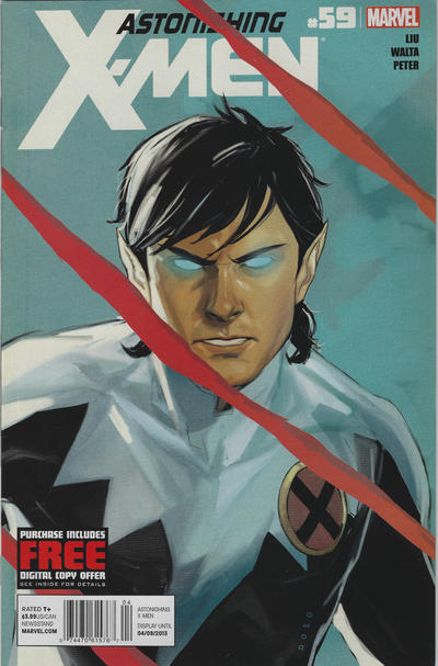 Cover for Astonishing X-Men (Marvel, 2004 series) #59 [Newsstand]