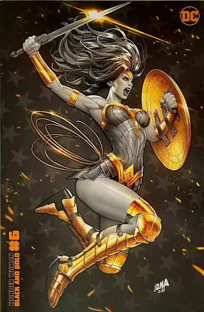 Cover for Wonder Woman Black & Gold (DC, 2021 series) #6 [David Nakayama Variant Cover]
