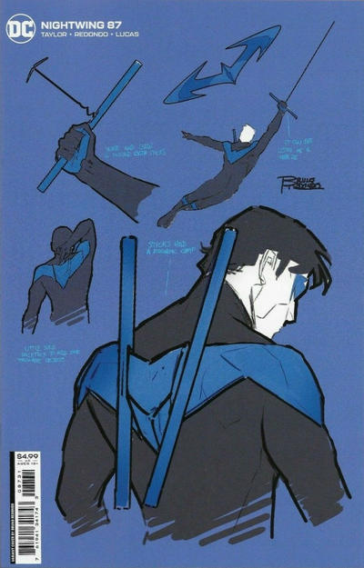 Cover for Nightwing (DC, 2016 series) #87 [Bruno Redondo Sketch Cardstock Variant Cover]