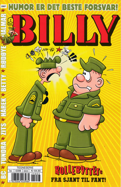 Cover for Billy (Hjemmet / Egmont, 1998 series) #3/2022
