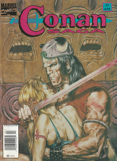 Cover for Conan Saga (Marvel, 1987 series) #97 [Newsstand]