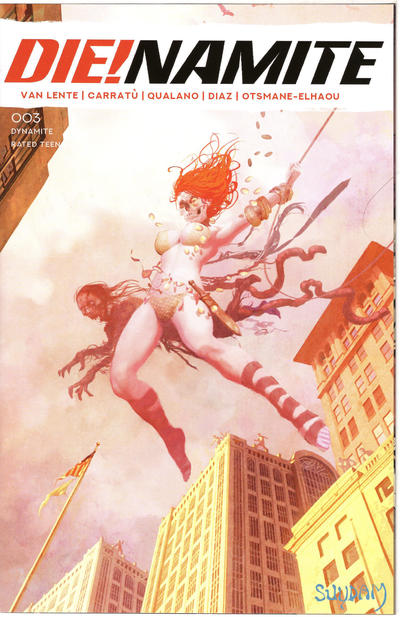 Cover for Die!namite (Dynamite Entertainment, 2020 series) #3 [Arthur Suydam Spider-Man Zombie Homage]