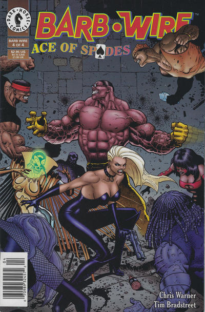 Cover for Barb Wire: Ace of Spades (Dark Horse, 1996 series) #4 [Newsstand]