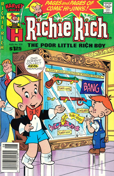 Cover for Richie Rich (Harvey, 1960 series) #235 [Canadian]