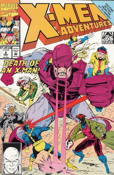 Cover for X-Men Adventures (Marvel, 1992 series) #2 [Direct]