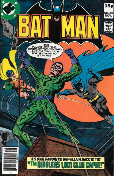 Cover for Batman (DC, 1940 series) #317 [British]