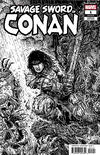 Cover for Savage Sword of Conan (Marvel, 2019 series) #1 (236) [Kevin Eastman Black and White]