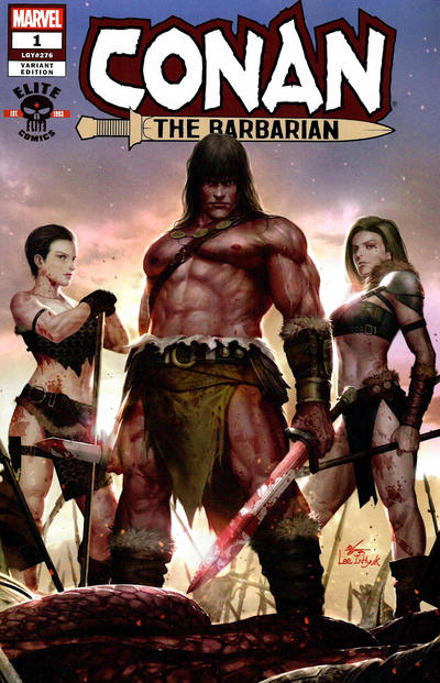 Cover for Conan the Barbarian (Marvel, 2019 series) #1 (276) [Comics Elite Exclusive - InHyuk Lee]
