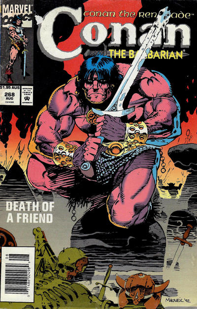 Cover for Conan the Barbarian (Marvel, 1970 series) #268 [Australian]