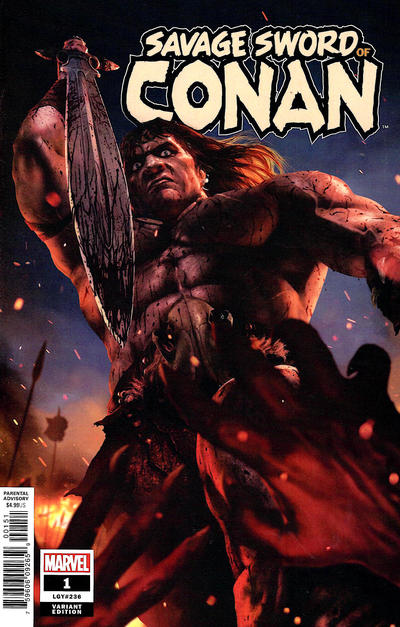 Cover for Savage Sword of Conan (Marvel, 2019 series) #1 (236) [Rahzzah Murdock Color]