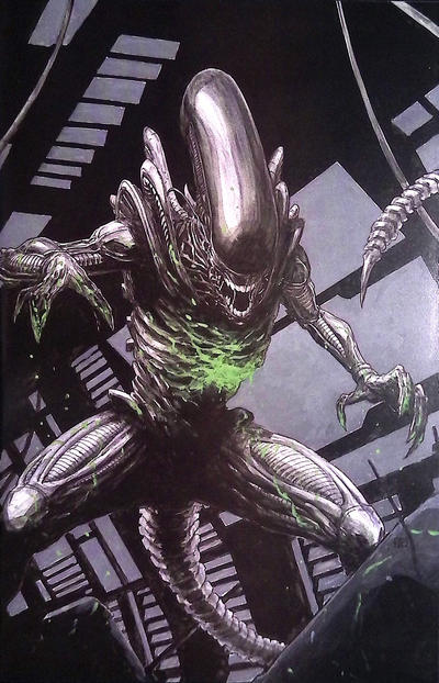 Cover for Alien (Marvel, 2021 series) #1 [Comics to Astonish Exclusive Limited Virgin]