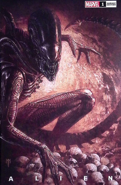 Cover for Alien (Marvel, 2021 series) #1 [Marco Mastrazzo Cover]