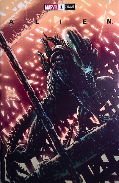 Cover for Alien (Marvel, 2021 series) #1 [Ryan Stegman Third Eye Comics Exclusive]
