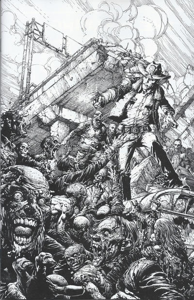 Cover for The Walking Dead (Image, 2003 series) #1 [15th Anniversary Virgin Sketch by David Finch]