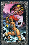 Cover for Red Sonja: Age of Chaos (Dynamite Entertainment, 2020 series) #1 [Incentive Icon Cover - Jim Lee]