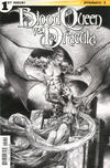 Cover Thumbnail for Blood Queen vs. Dracula (2015 series) #1 [Cover E - Black and White Variant - Jay Anacleto]