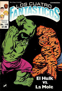 Cover Thumbnail for Los Cuatro Fantásticos (Novedades, 1980 series) #110