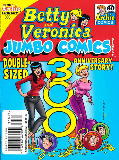 Cover for Betty & Veronica (Jumbo Comics) Double Digest (Archie, 1987 series) #300