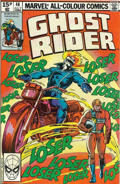 Cover for Ghost Rider (Marvel, 1973 series) #46 [British]