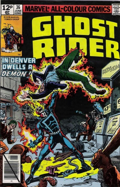 Cover for Ghost Rider (Marvel, 1973 series) #36 [British]