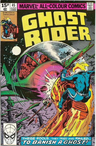 Cover for Ghost Rider (Marvel, 1973 series) #45 [British]