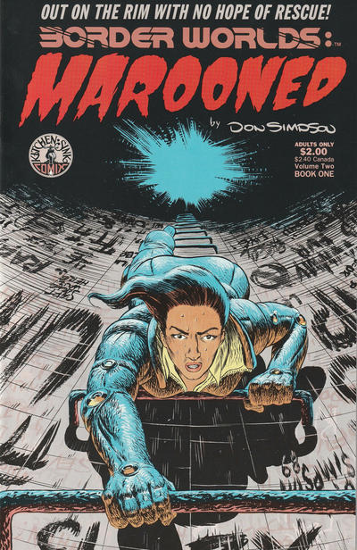 Cover for Border Worlds: Marooned (Kitchen Sink Press, 1990 series) #1