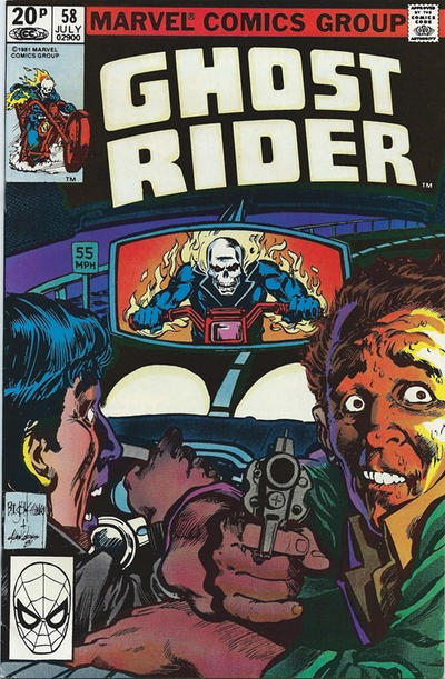 Cover for Ghost Rider (Marvel, 1973 series) #58 [British]