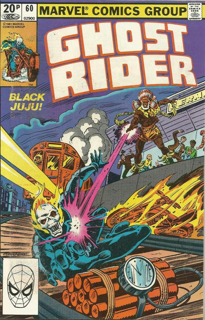 Cover for Ghost Rider (Marvel, 1973 series) #60 [British]