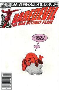 Cover for Daredevil (Marvel, 1964 series) #187 [Canadian]