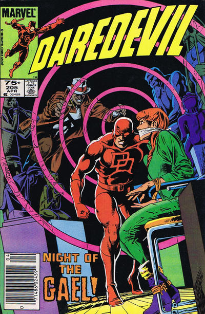 Cover for Daredevil (Marvel, 1964 series) #205 [Canadian]