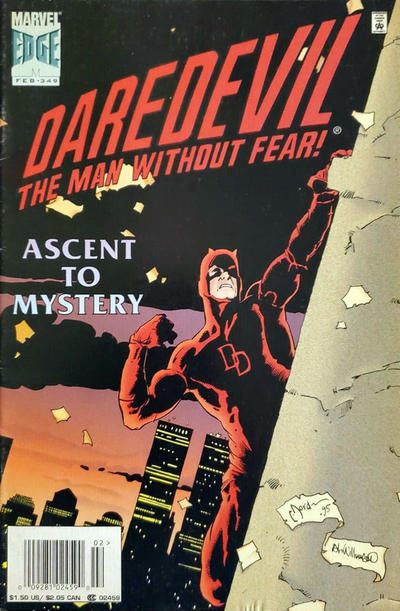 Cover for Daredevil (Marvel, 1964 series) #349 [Newsstand]
