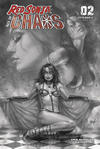 Cover Thumbnail for Red Sonja: Age of Chaos (2020 series) #2 [Incentive Black and White Cover Lucio Parrillo]
