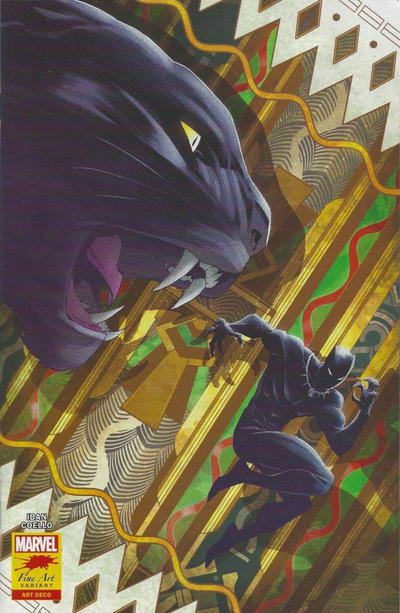 Cover for Black Panther (Marvel, 2018 series) #25 (197) [Iban Coello 'Stormbreakers Fine Art']