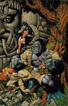 Cover for Vampirella Crossover Gallery (Harris Comics, 1997 series) #1 [Virgin Cover Edition/Monkeyman & O'Brien]
