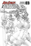 Cover Thumbnail for Red Sonja: Age of Chaos (2020 series) #3 [Incentive Sketch Cover Alan Quah]