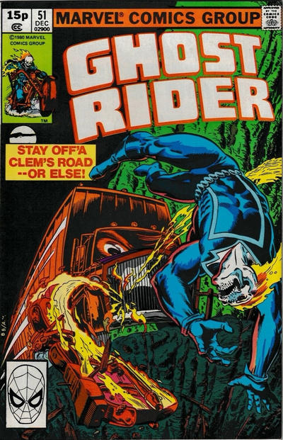 Cover for Ghost Rider (Marvel, 1973 series) #51 [British]