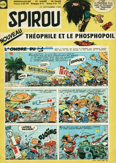 Cover for Spirou (Dupuis, 1947 series) #1172
