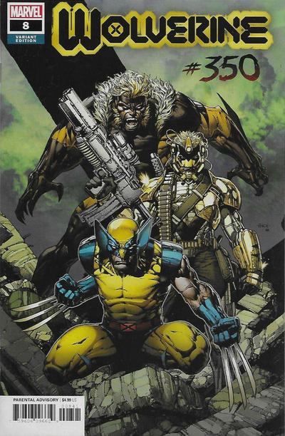 Cover for Wolverine (Marvel, 2020 series) #8 (350) [David Finch Variant Cover]