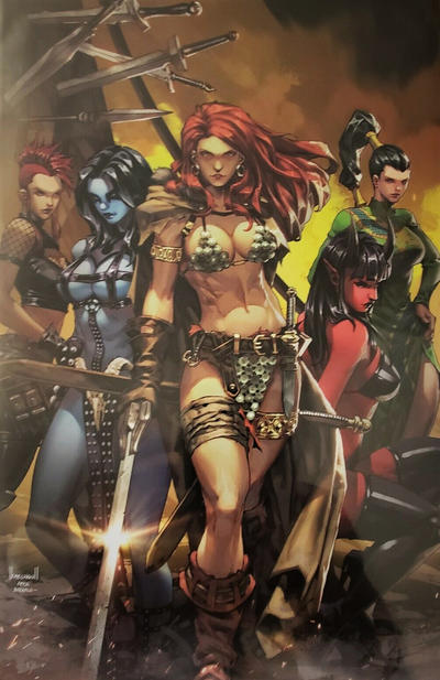 Cover for Red Sonja: Age of Chaos (Dynamite Entertainment, 2020 series) #3 [Unknown Comics Exclusive Kael Ngu]