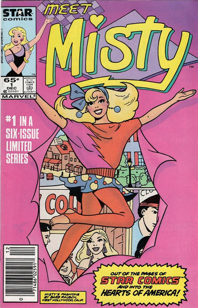 Cover for Misty (Marvel, 1985 series) #1 [Newsstand]