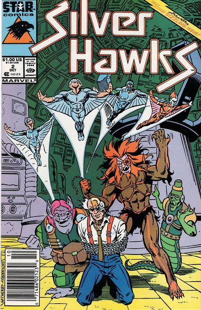 Cover for Silverhawks (Marvel, 1987 series) #2 [Newsstand]