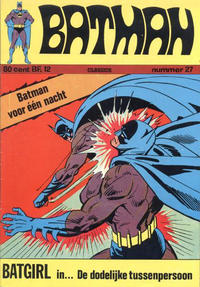 Cover Thumbnail for Batman Classics (Classics/Williams, 1970 series) #27