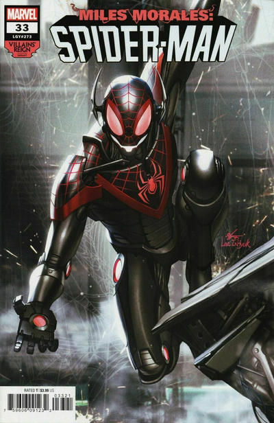 Cover for Miles Morales: Spider-Man (Marvel, 2019 series) #33 (273) [InHyuk Lee Devil's Reign Villians Cover]