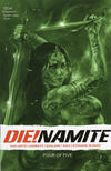 Cover for Die!namite (Dynamite Entertainment, 2020 series) #4 [Lucio Parrillo Green tinted Variant]
