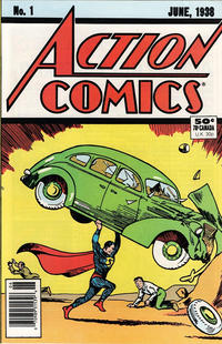 Cover Thumbnail for Action Comics [50¢ Cover] (DC, 1988 series) #1 [Newsstand]