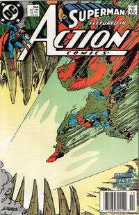 Cover for Action Comics (DC, 1938 series) #646 [Newsstand]
