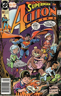 Cover Thumbnail for Action Comics (DC, 1938 series) #657 [Newsstand]