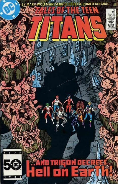 Cover for Tales of the Teen Titans (DC, 1984 series) #62 [Direct]