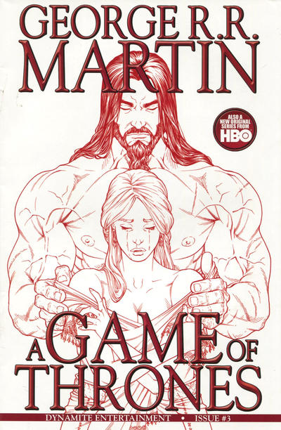 Cover for George R. R. Martin's A Game of Thrones (Dynamite Entertainment, 2011 series) #3 [Second Printing]