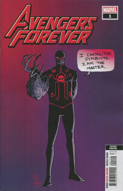 Cover for Avengers Forever (Marvel, 2022 series) #1 [Second Printing - Aaron Kuder]